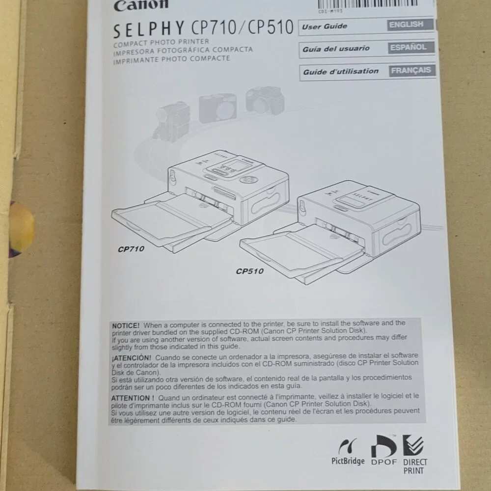 Canon Selphy CP510 Compact Photo Printer